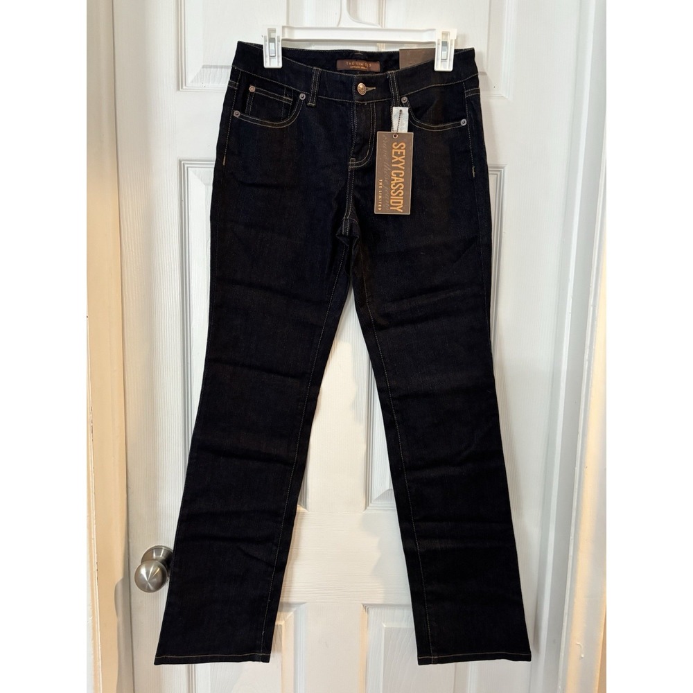 The Limited Sexy Cassidy Fit Bootcut Blue Jeans Womens 4 R Dark Wash NWT Gift